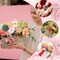 120 Pcs Faux Flowers Heads for Crafts Artificial Small Silk Daisy Flowers Embellishments 1.5 Inch Mini Assorted Faux Daisy Bulk DIY Wreath for DIY Holiday Wedding Party Home Garden